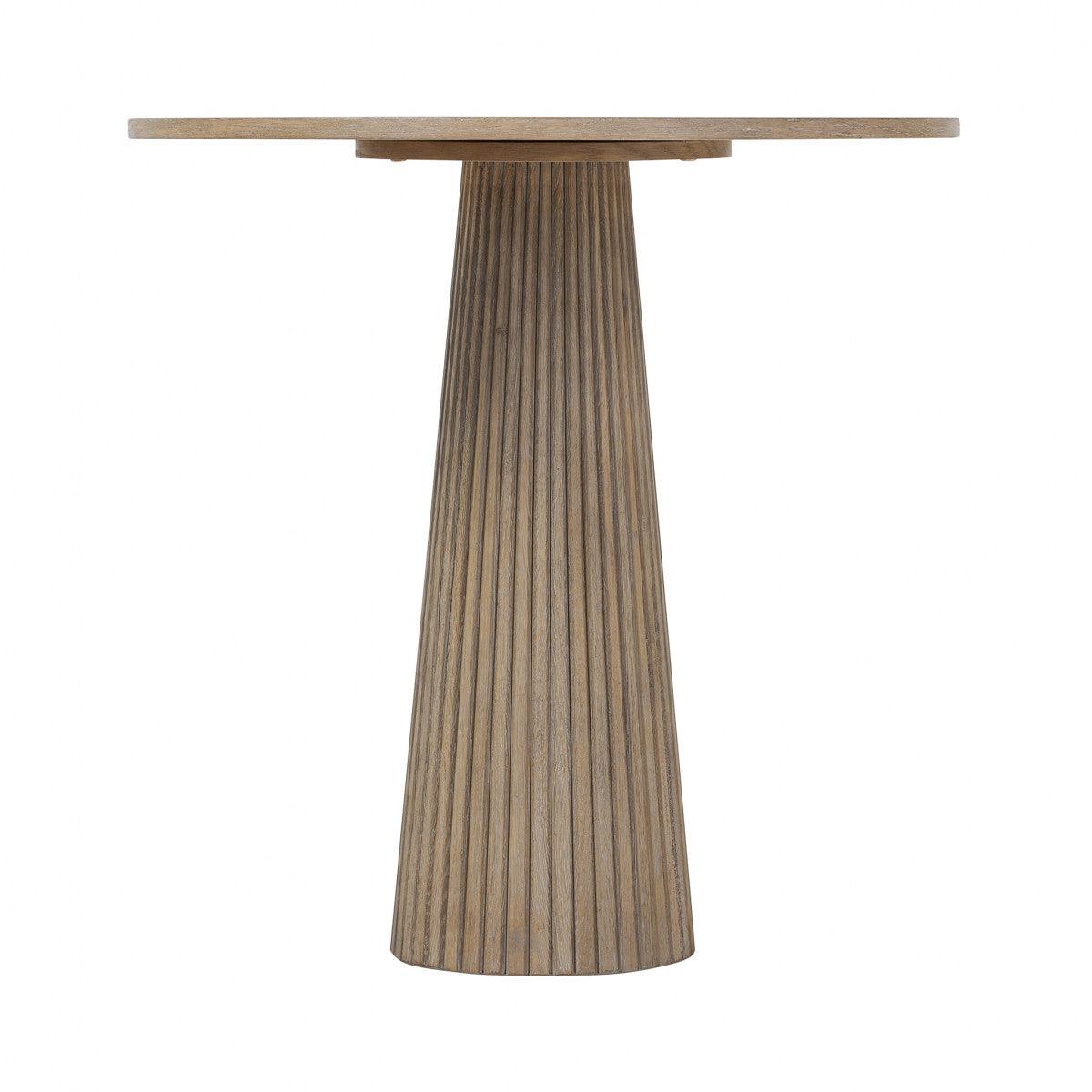 Leckford Ribbed Occasional Table | Aged Oak - SEET London