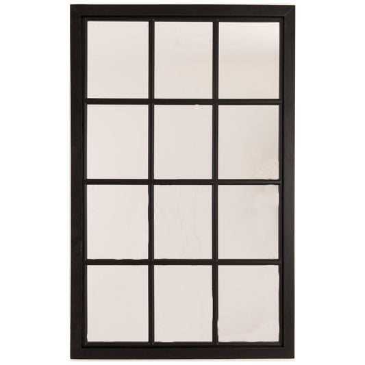 Black Wooden Window Mirror - SEET London