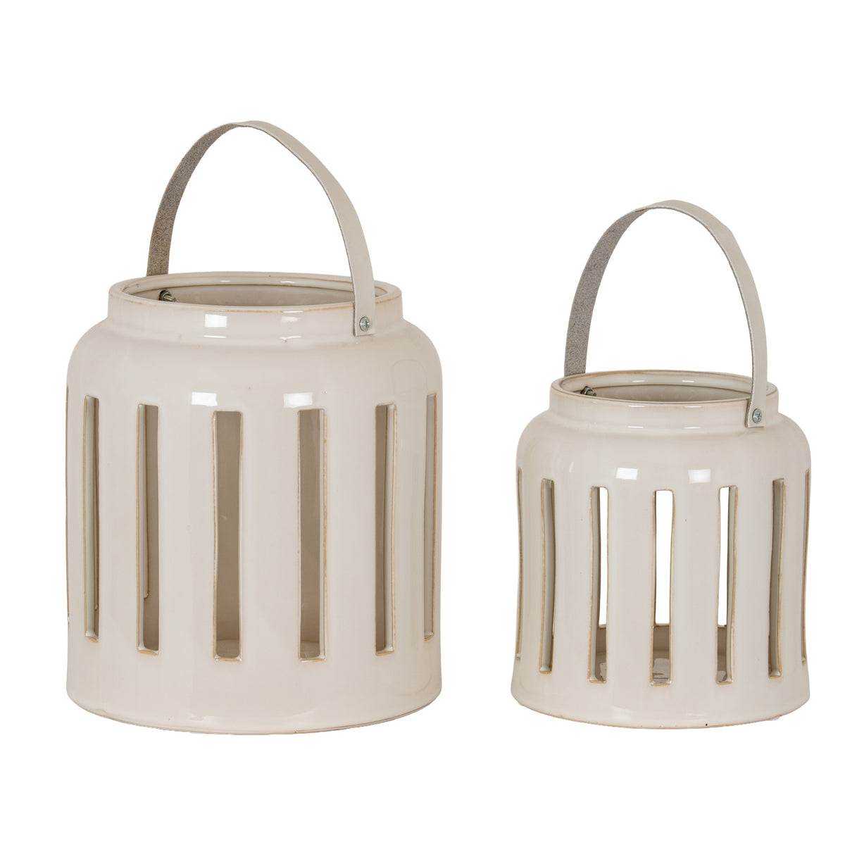 Novi Medium Ceramic Rectangle Window Lantern