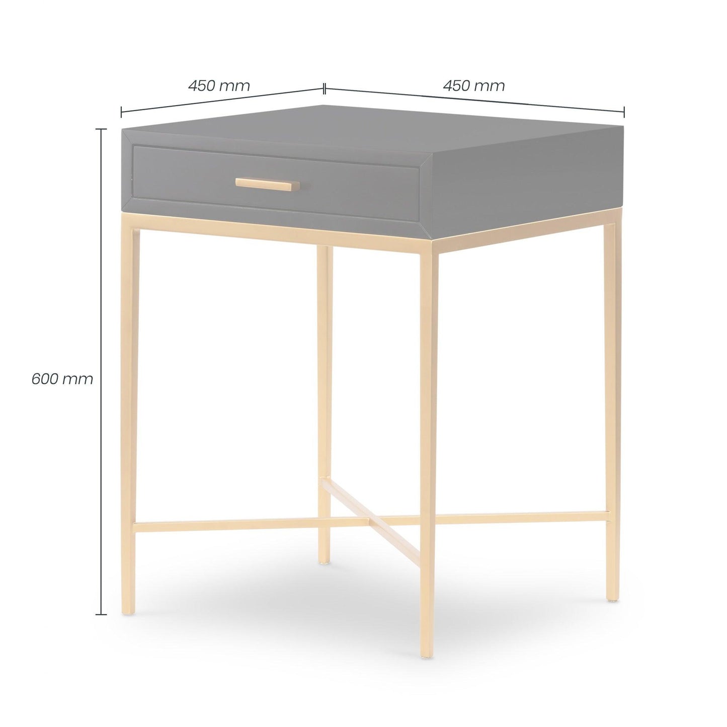 Berkeley Bedside Table | Black - SEET London