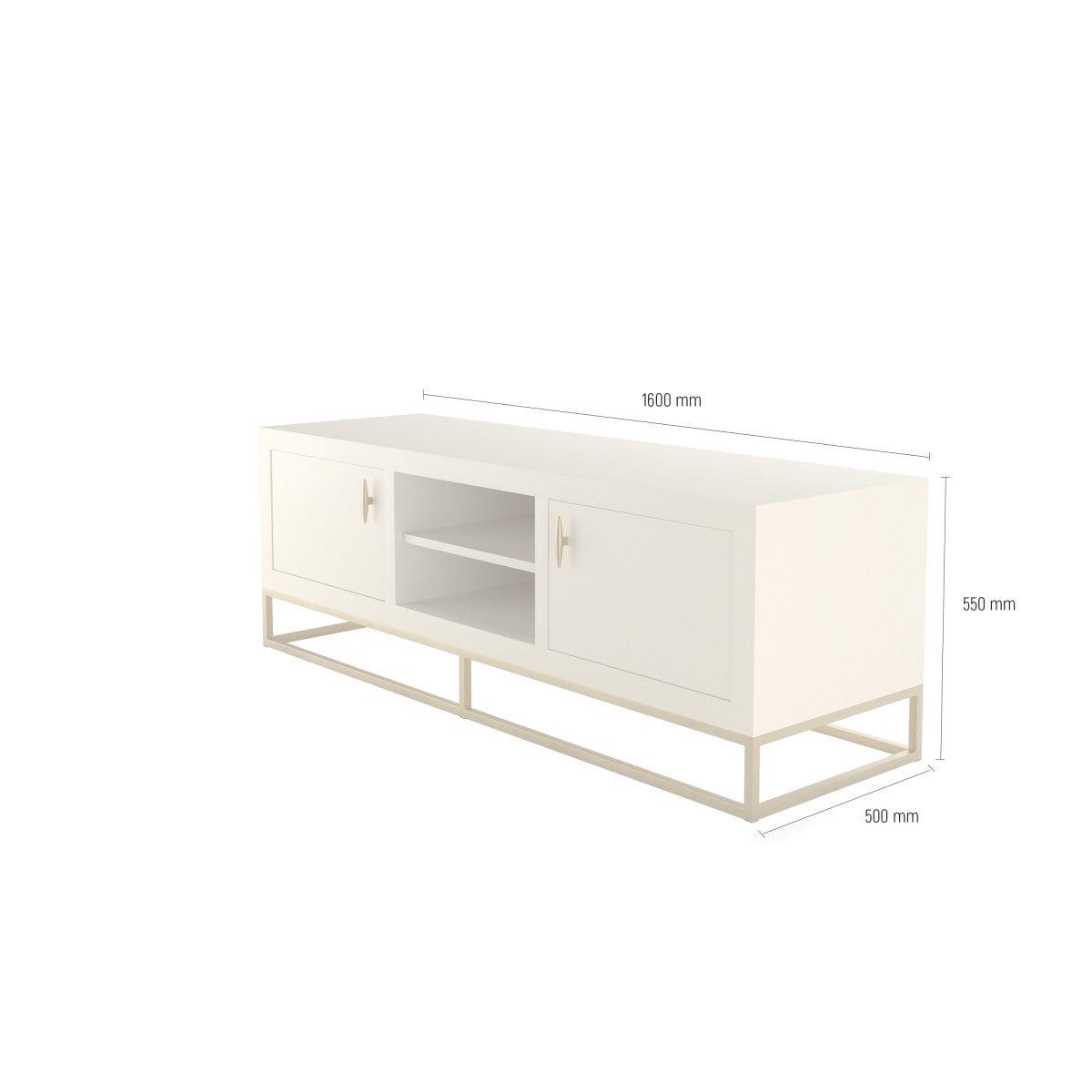 Hampton TV Unit | Ivory Shagreen - SEET London