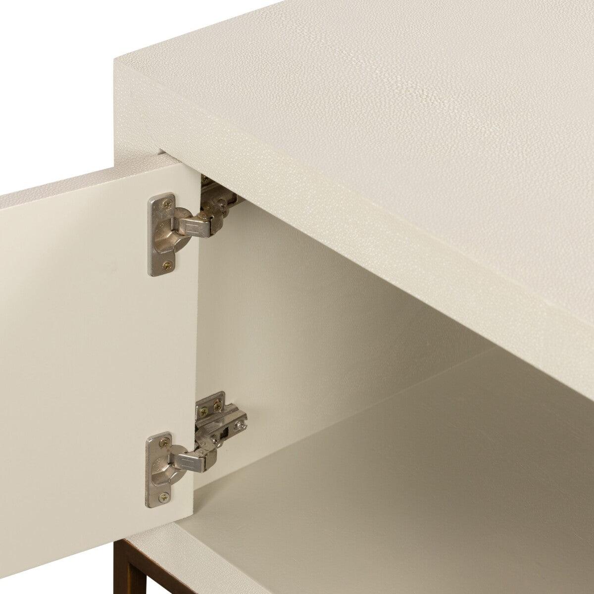 Hampton TV Unit | Ivory Shagreen - SEET London