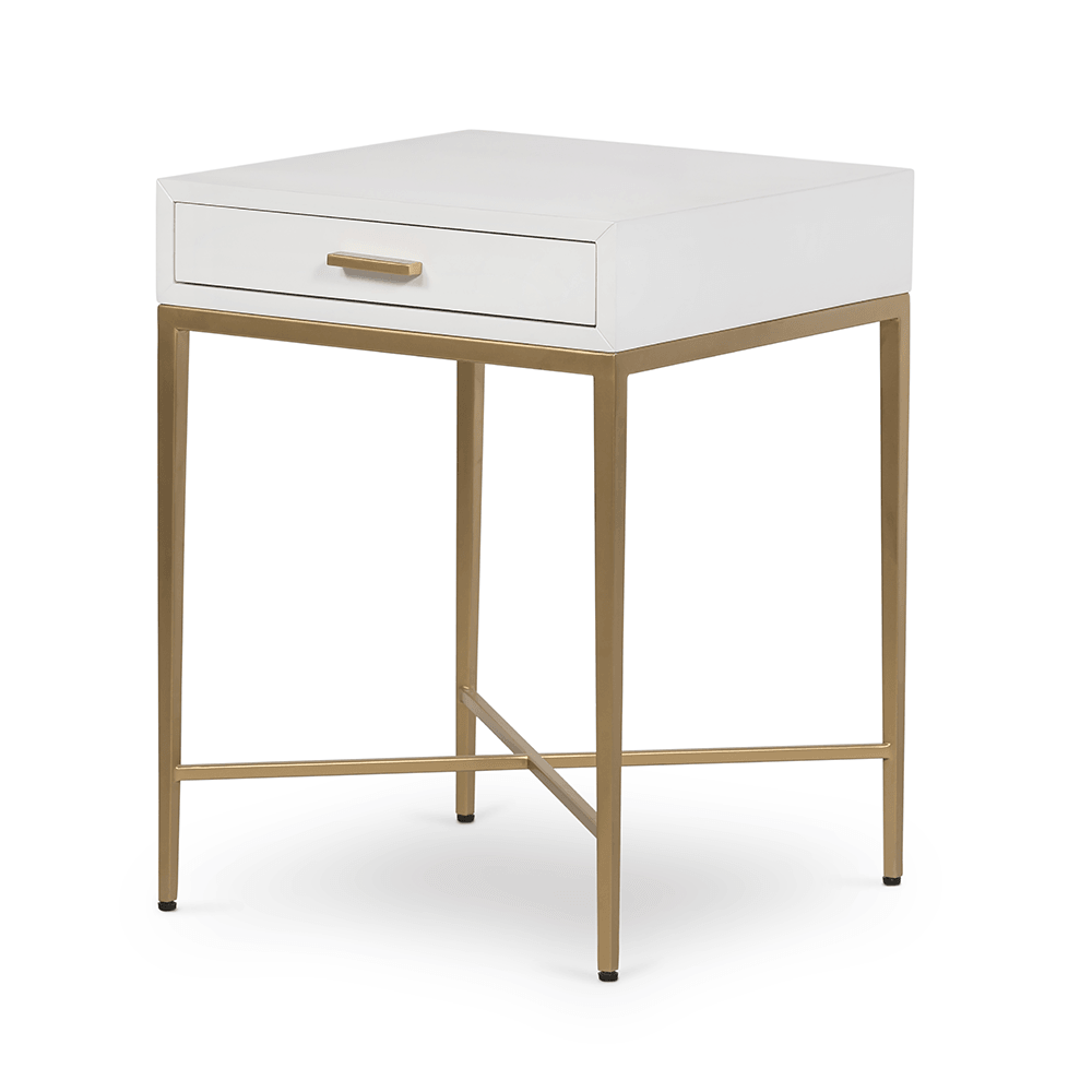 Berkeley Bedside Table | White - SEET London