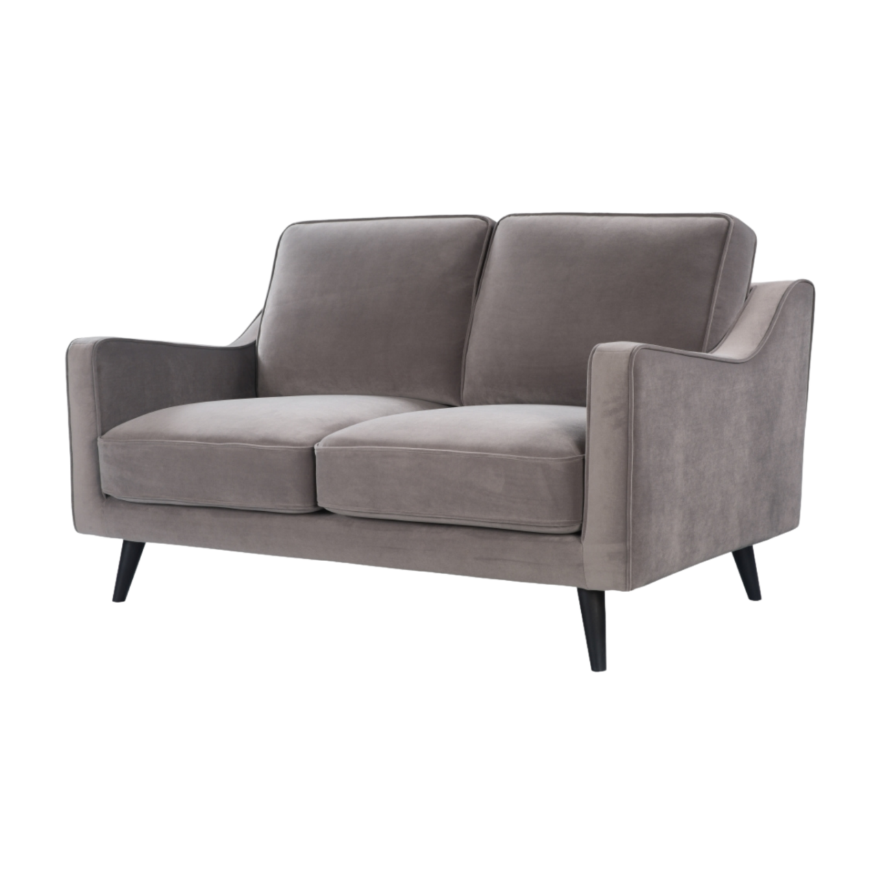 Daffy 2 Seat Sofa | Mink Velvet