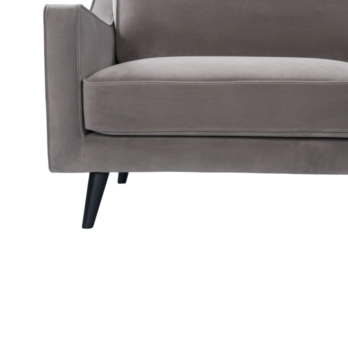 Daffy 2.5 Seat Sofa - Mink Velvet