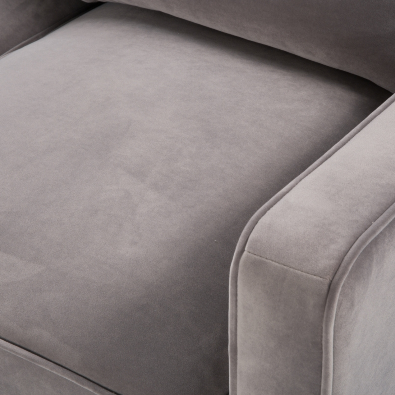 Daffy 2 Seat Sofa | Mink Velvet