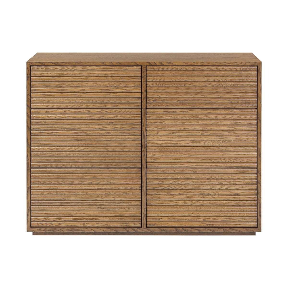 Charlton Ribbed Walnut Chest of Drawers - SEET London