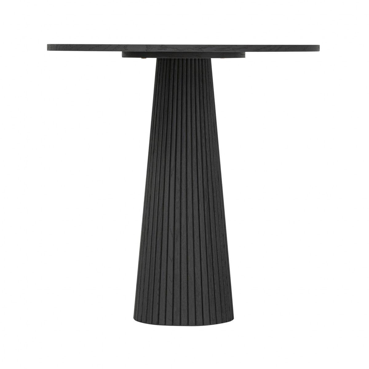 Leckford Ribbed Occasional Table | Black Oak - SEET London