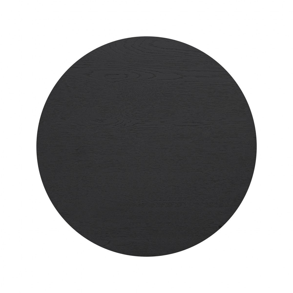 Leckford Ribbed Occasional Table | Black Oak - SEET London