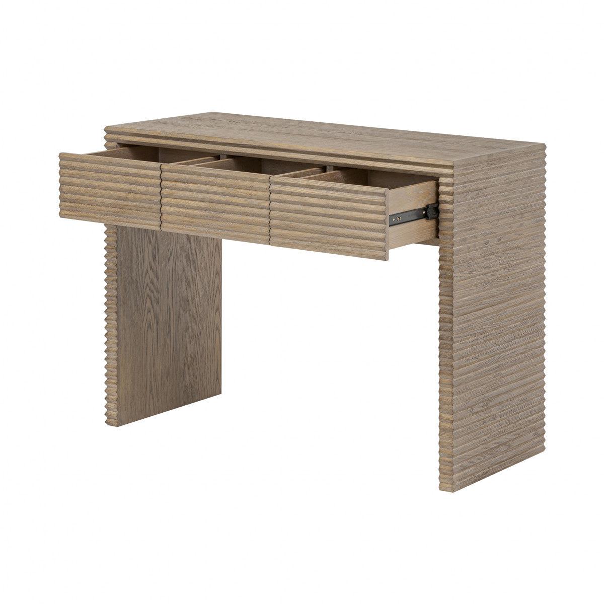 Wickham Ribbed Oak Desk - SEET London