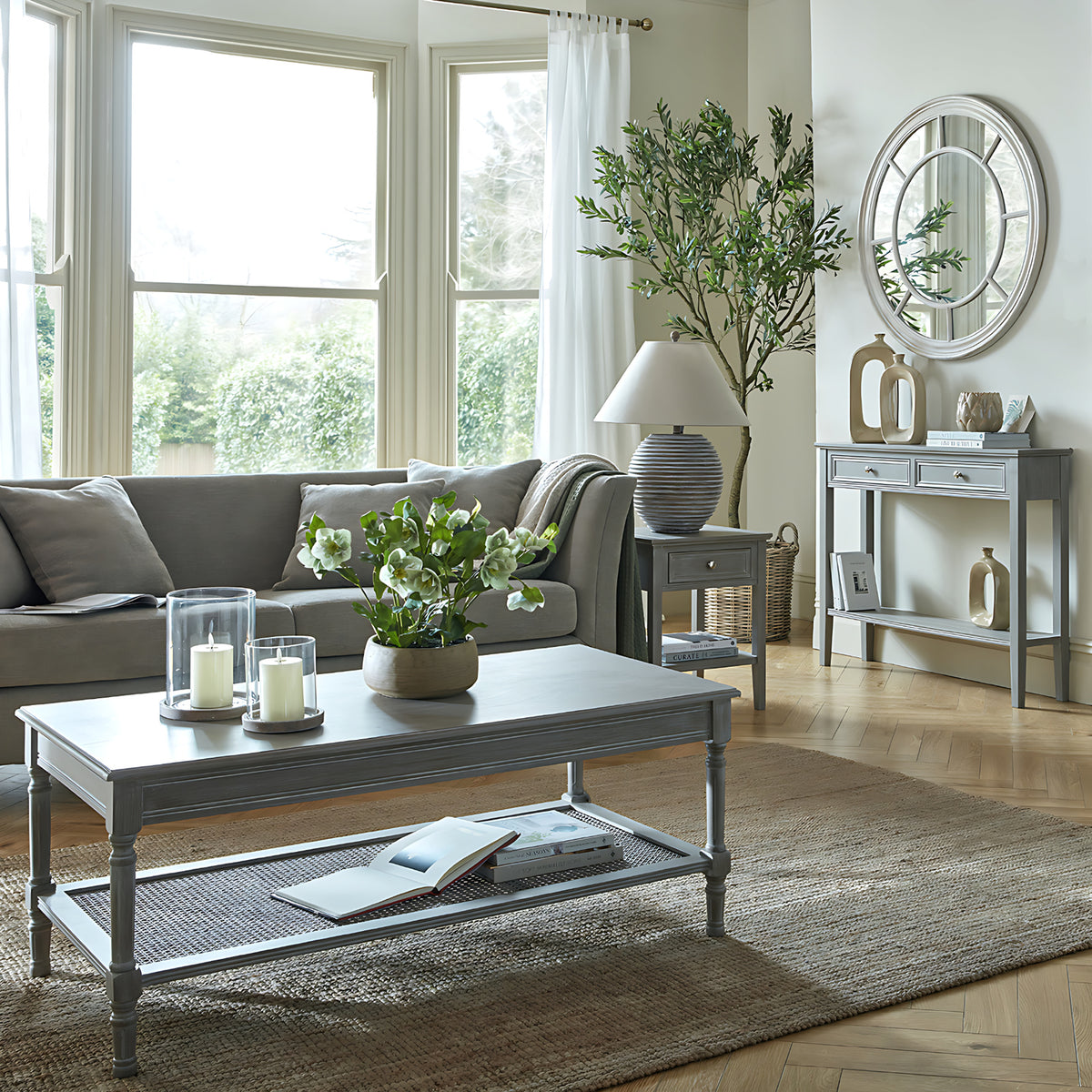 The Serene Collection Two Drawer Console Table