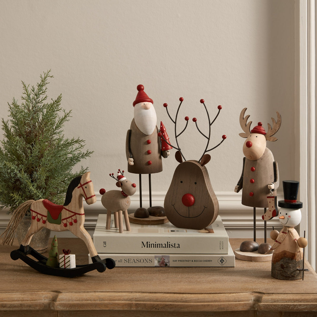 Rustic Tall Santa