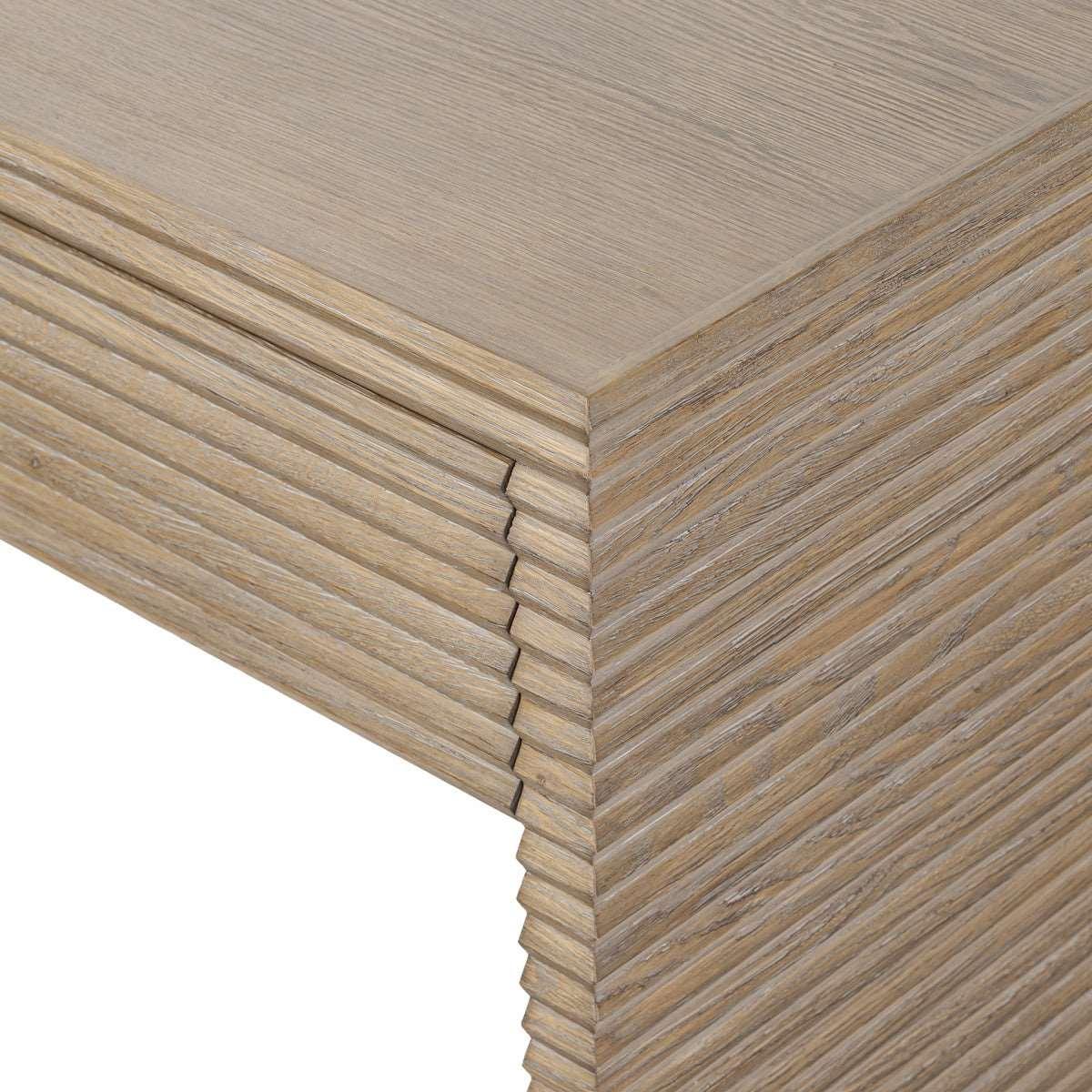 Wickham Ribbed Oak Desk - SEET London