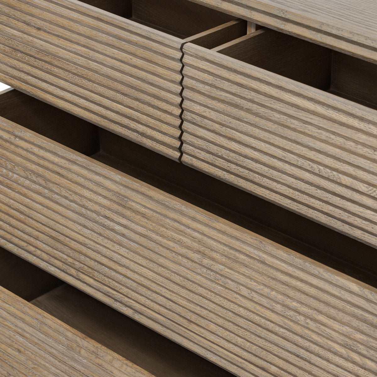 Wickham Ribbed Oak Chest of Drawers - SEET London