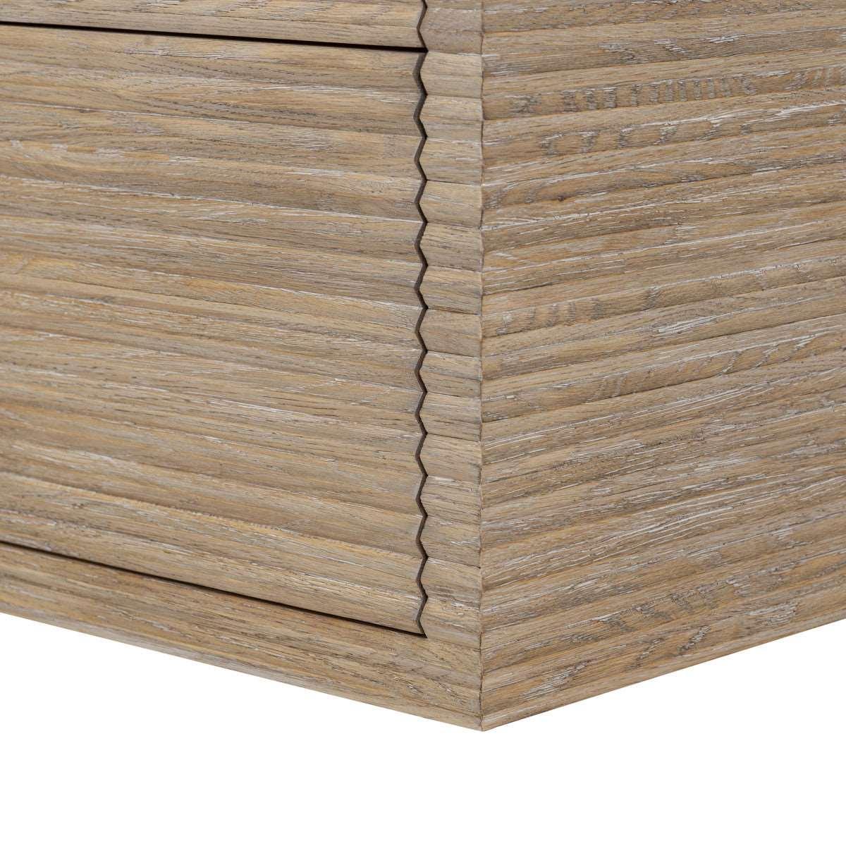 Wickham Ribbed Oak Chest of Drawers - SEET London