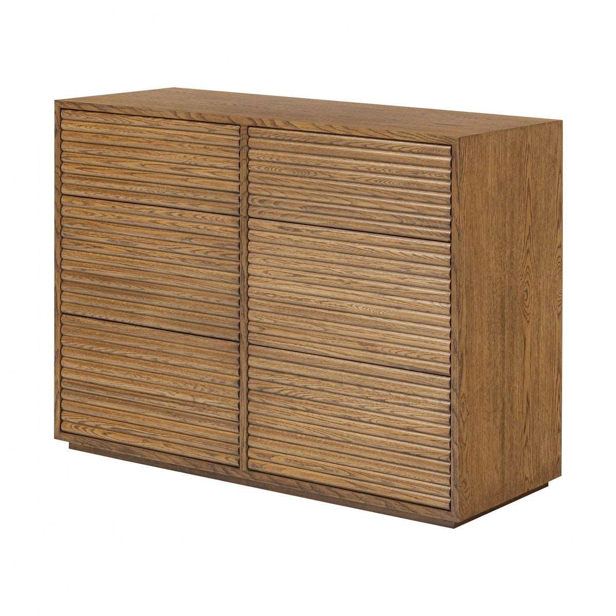 Charlton Ribbed Walnut Chest of Drawers - SEET London