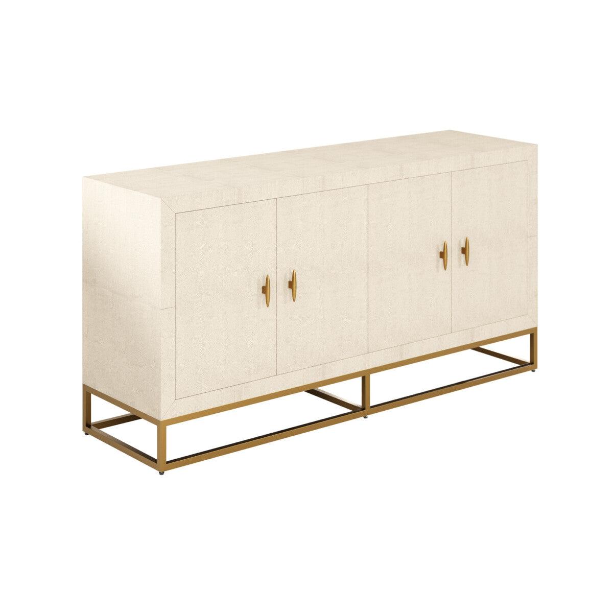 Hampton Sideboard | Ivory Shagreen - SEET London