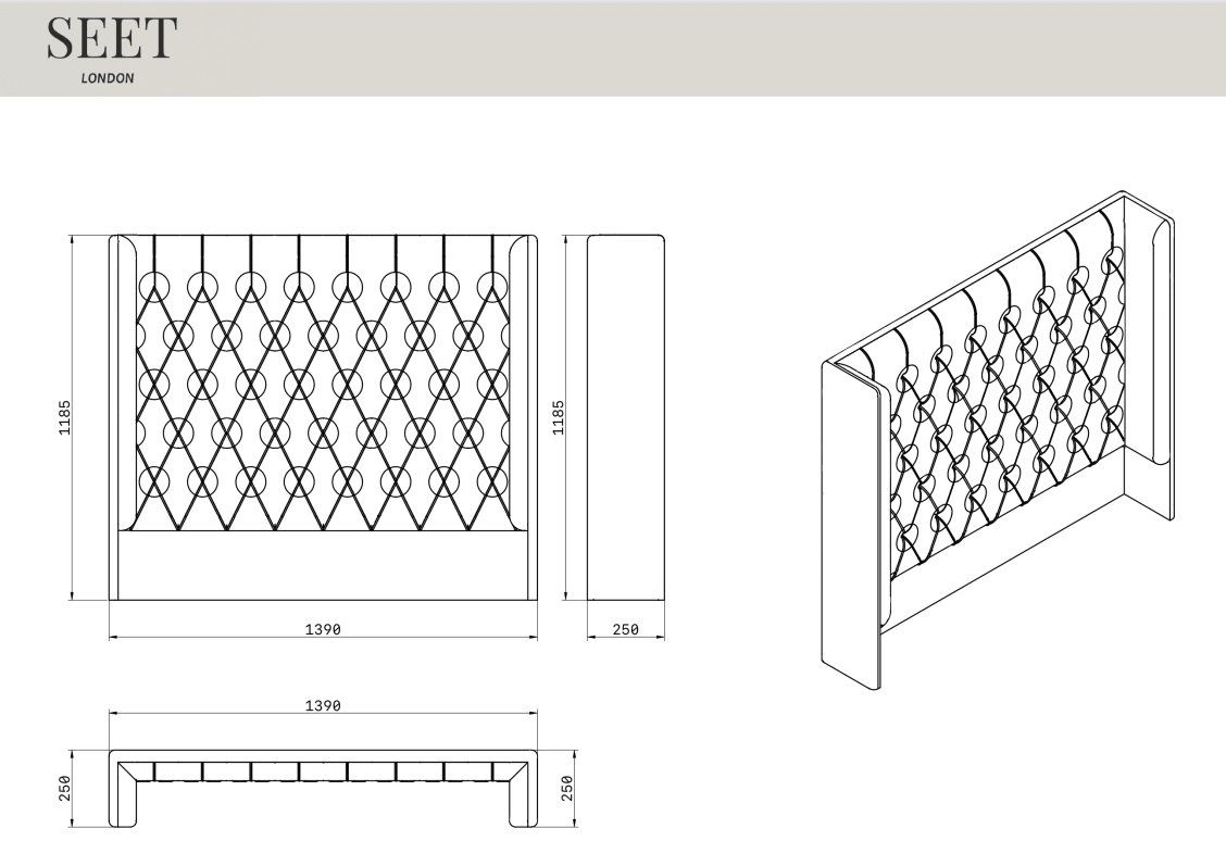 Regent Headboard | SEET BESPOKE - SEET London