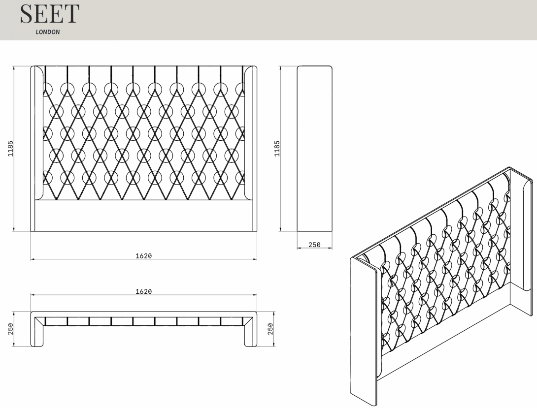 Regent Headboard | SEET BESPOKE - SEET London