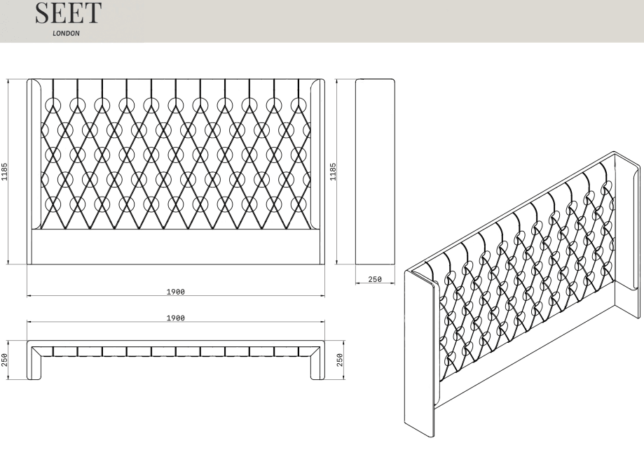 Regent Headboard | SEET BESPOKE - SEET London