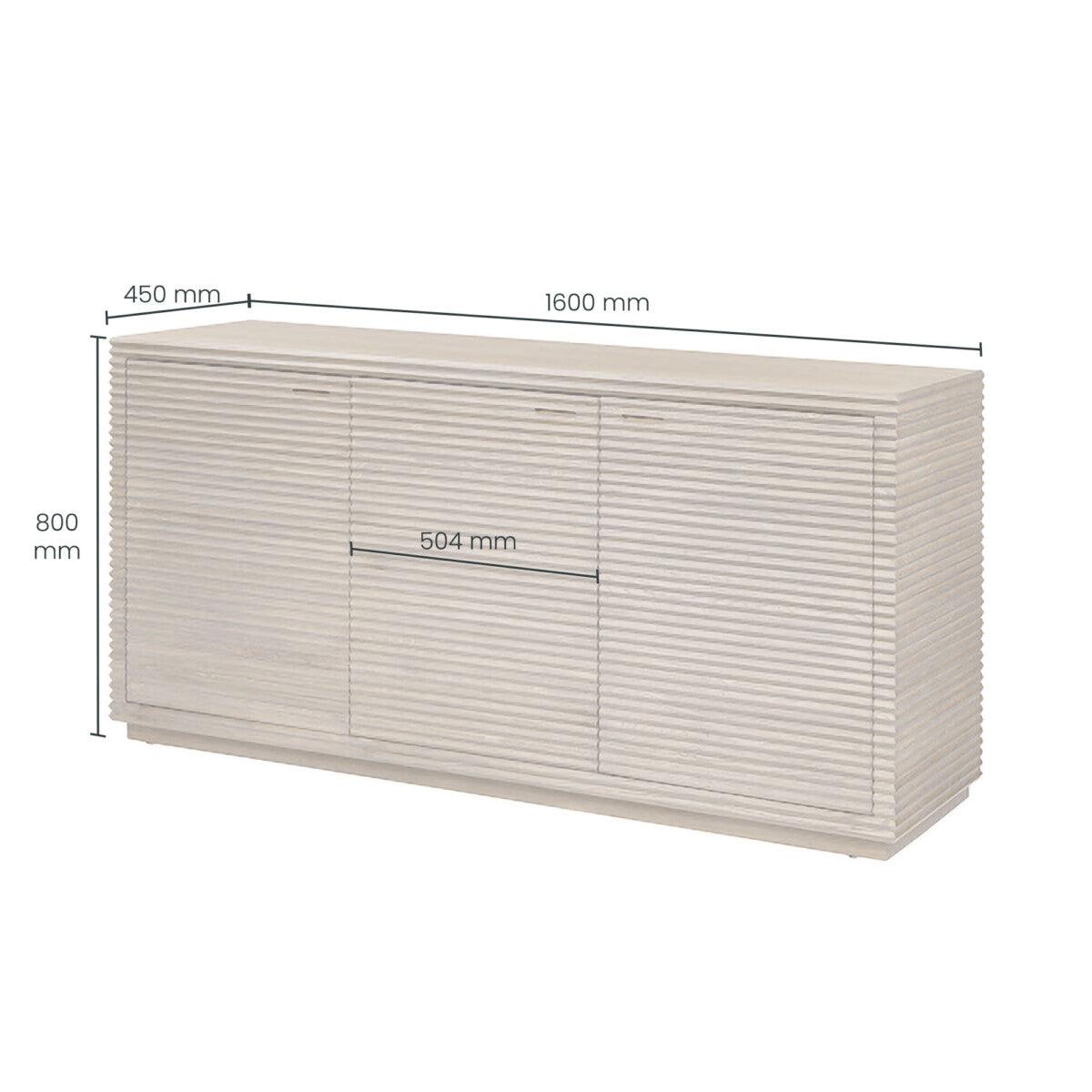 Wickham Ribbed Oak Sideboard - SEET London