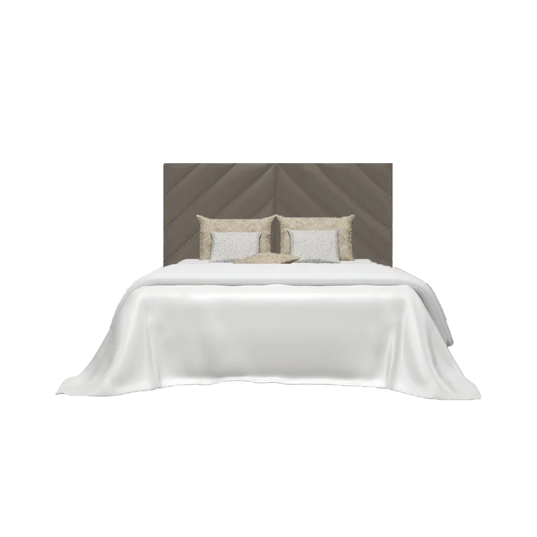 Rose Super King Headboard - Steel
