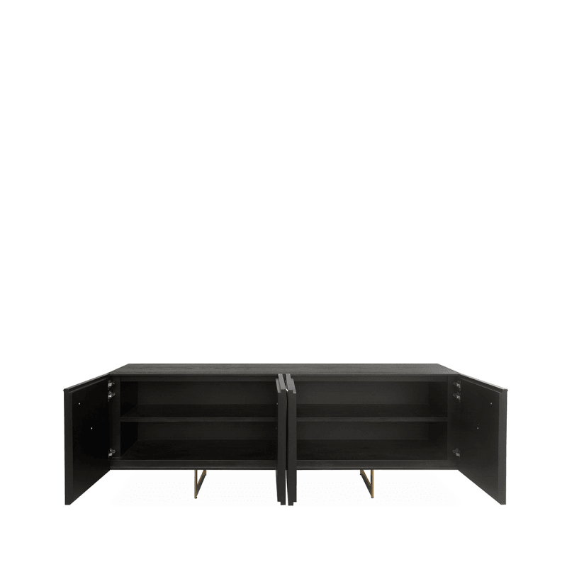 Ivanna 4 Door Sideboard Espresso Oak - SEET London