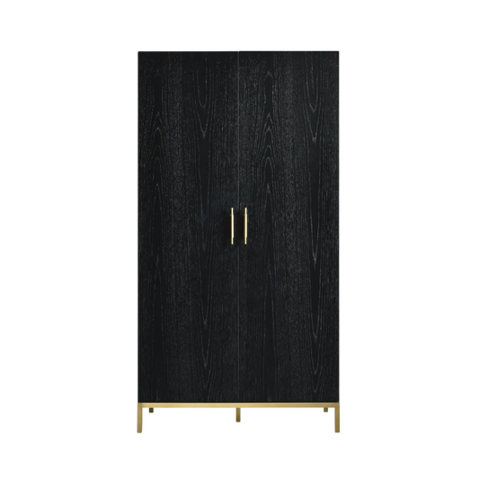 Tulip Wardrobe - Wenge (Black Stained Oak)